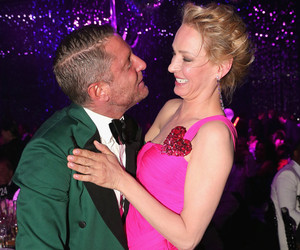 Uma Thurman "Feels Violated" After amfAR Auction Winner Kisses Her on the Lips