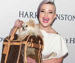 Kelly Osbourne Brings Her Adorable Pooch to the amfAR Inspiration Gala