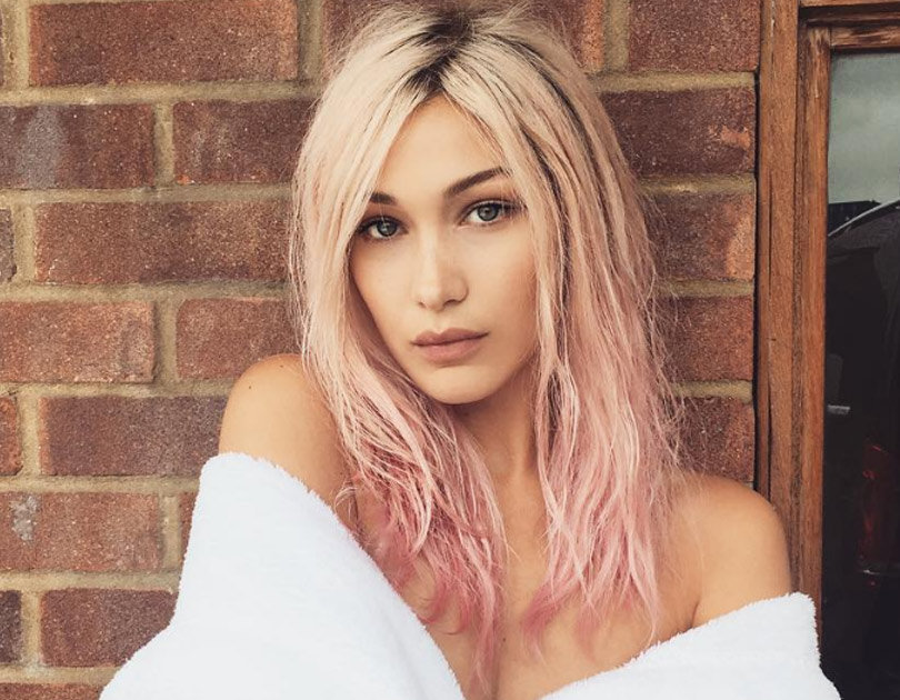 Bella Hadid Debuts Bold Blonde, Pink-Dipped 'Do -- She Looks JUST Like