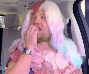 James Corden Wears Infamous Meat Dress for Lady Gaga's Carpool Karaoke