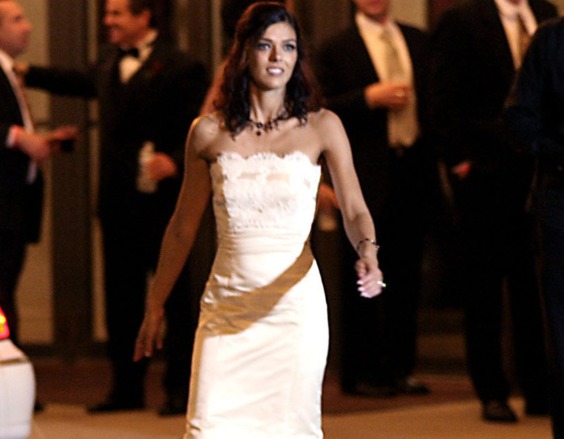 Adrianne Curry Is Auctioning Off Her Wedding Dress from Nuptials ...