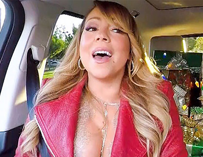 carey 39 s star studded 39 carpool karaoke 39 with james all i want for christmas carpool karaoke