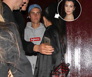 Details on Justin Bieber and Kourtney Kardashian's Late-Night Outing