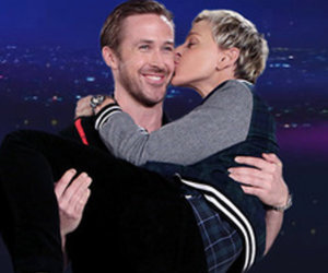 See Ryan Gosling Smooch Ellen DeGeneres in Hilarious 'La La Land' Spoof (Video)