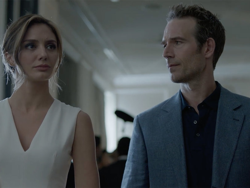 'The Arrangement' Star Christine Evangelista on Megan's $10 Million Contract, 'Fifty Shades' Comparisons And Shooting Racy Scenes