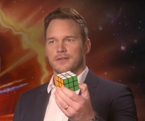 Chris Pratt Solves Rubik's Cube in 3 Minutes During Interview