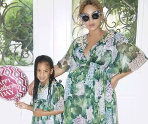 Beyonce Proudly Displays Her Big Bump In Mother's Day Photos with Blue Ivy