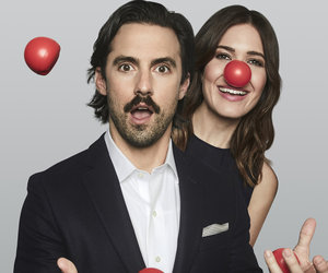 Milo Ventimiglia and Mandy Moore Look Adorable on Red Nose Day 2017