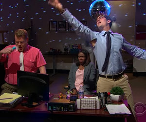 See Orlando Bloom and James Corden Show Off Their Stripper Moves (Video)