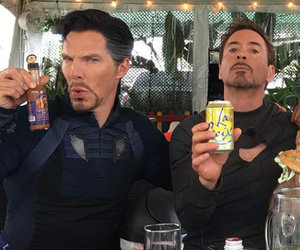 Cumberbatch, Downey Jr. Bond Over Facial Hair and La Croix on 'Infinity War' Set