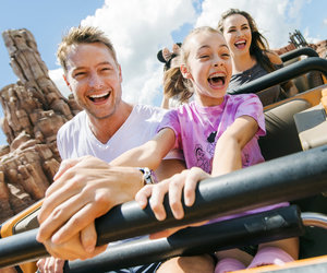 Justin Hartley Visits Walt Disney World with Daughter Isabella