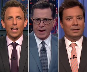 Late-Night Hosts Skewer Trump Over Trans Military Ban