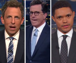 Late-Night Hosts Imagine Trump Trial in Wake of Mueller's Grand Jury