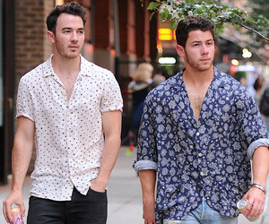 Nick and Kevin Jonas Step Out In NYC on Joe's Birthday