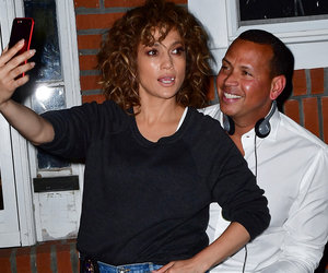 J.Lo and A-Rod Snap a Selfie on the 'Shades of Blue' Set