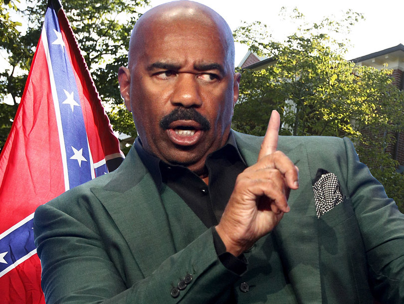 Steve Harvey's Advice to 'Hillbillies' Defending Confederate Statues After Charlottesville: 'Get Your Ass a Museum'