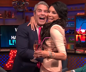 Danielle Staub Crashes 'WWHL' to Dish on 'RHONJ' and Shocks Andy Cohen