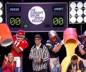 Reese Witherspoon Kicks Jimmy Fallon's Ass in Messy Game of Sports Trivia