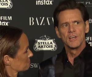 Jim Carrey Just Gave One of the Most Bizarre Red Carpet Interviews of All Time