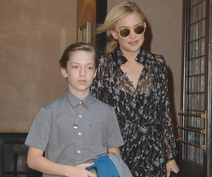 See Kate Hudson and Teenage Son Rock Matching Buzz Cuts