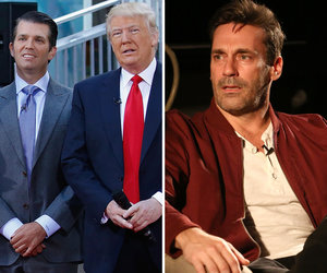 Jon Hamm, Donald Trump and Donald Trump Jr. Are Fighting Over Who's the 'Alpha'