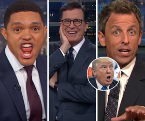 Late-Night Comedians Tackle Trump's Obsession With NFL Players Who #TakeTheKnee