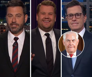 Late-Night Hosts Can't Stop LOLing at Rex Tillerson's 'Moron' Jab at Trump