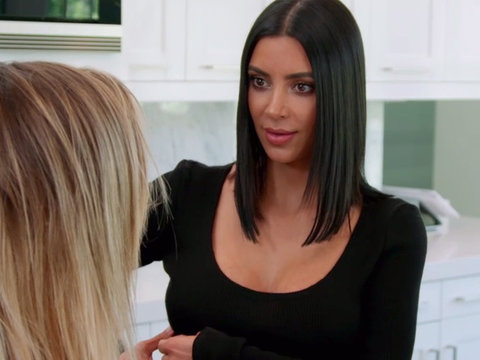 Khloe and Kourtney Kardashian Tell 'Insecure' Kim to Get Off Social Media (Exclusive Video)
