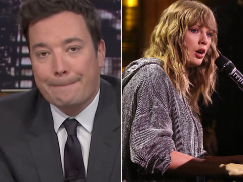 Taylor Swift Surprises Jimmy Fallon With Unexpected Tribute to His Late Mother on 'Tonight Show' Return