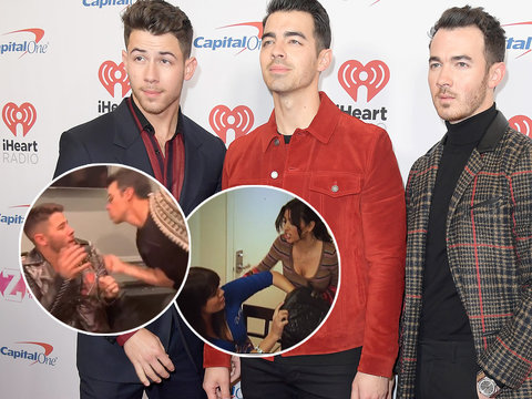 Jonas Brothers Spot-On Lip Sync Parody of Epic Kardashian Purse Fight Is Why the Internet Exists, Wustoo